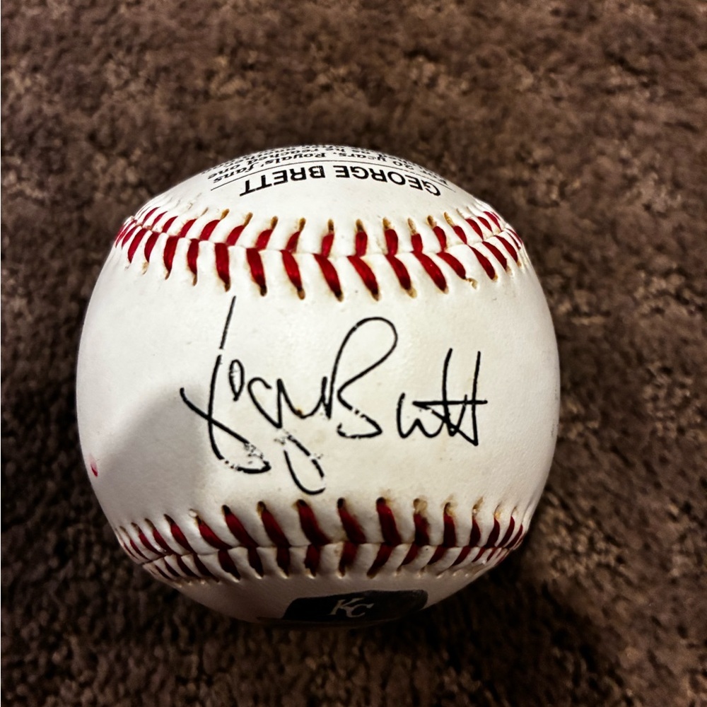 Commemorative George Brett Baseballs - Picture 5 of 7